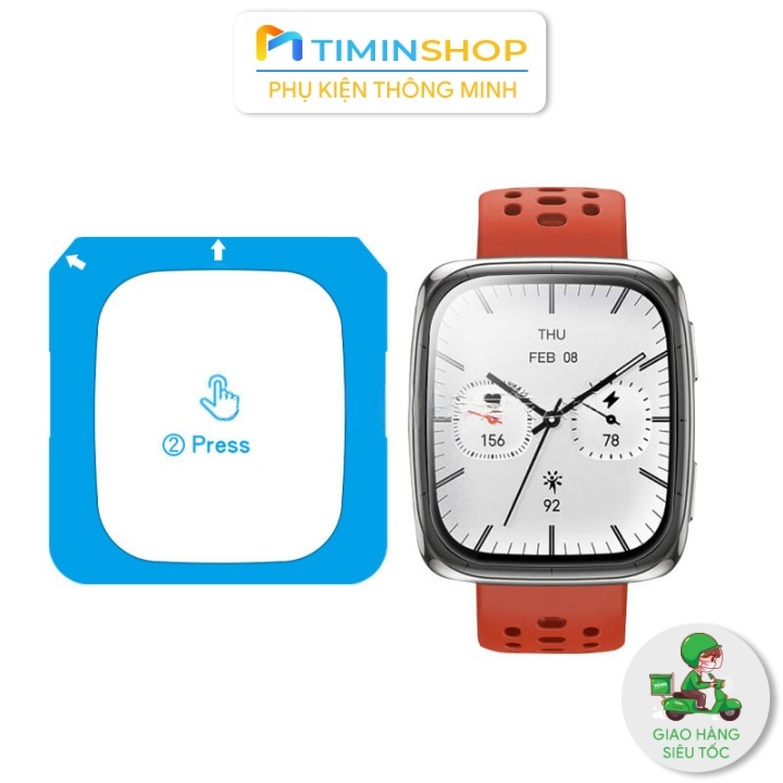 Dán cường lực Amazfit Active 2 Square - Định vị Alumina cao