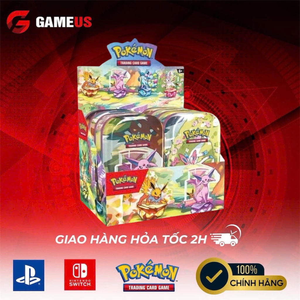 [Chính Hãng] Pokemon TCG : Scarlet & Violet Prismatic Evolutions Mini Tin