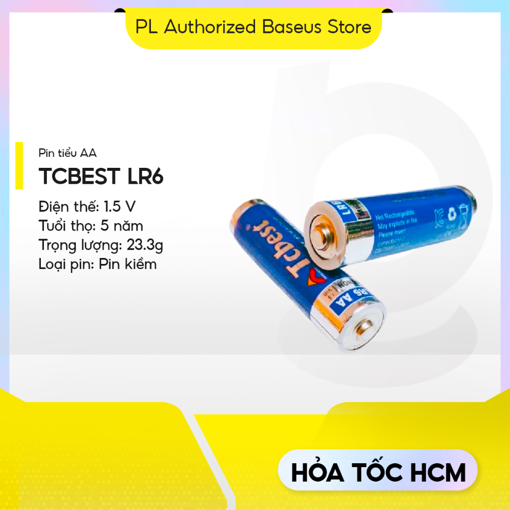 Pin TCBEST LR6 AA 1.5 Volt cho các thiết bị điện tử