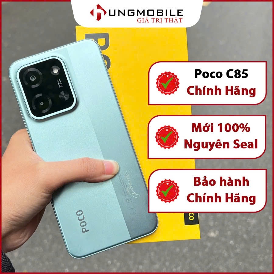 Điện thoại Poco C85 4G 6GB+128GB| Helio G81 Ultra