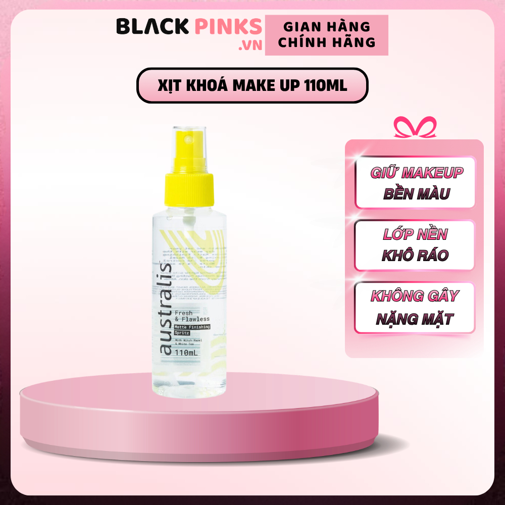 Xịt khóa makeup Australis mịn lì, giữ nền lâu trôi 110ml