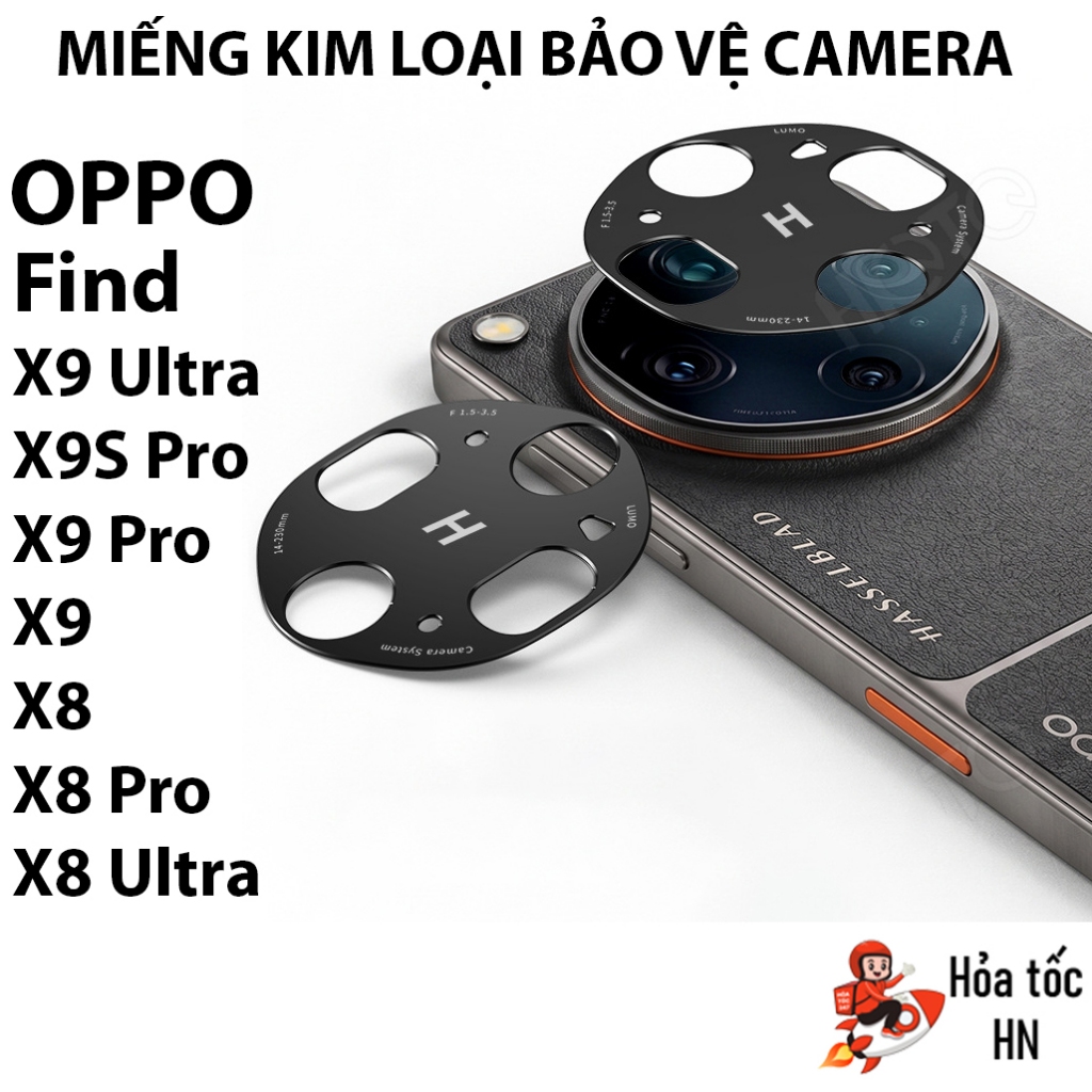 Miếng Kim Loại Bảo Vệ Camera OPPO Find X9 Pro/ Find X9 ULTRA/ Find X9/ Find X8/ Find X8 Pro/ Find X8