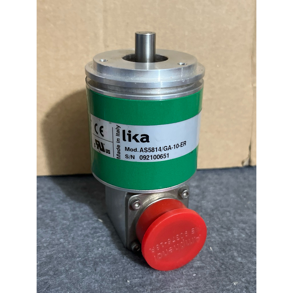 (Used) Encoder tuyệt đối cốt dương 10mm Lika AS5814/GA-10-ER