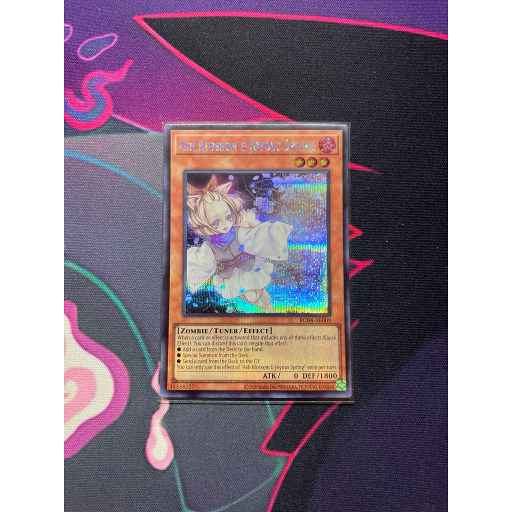 Thẻ bài Ash Blossom & Joyous Spring RC04-AE009 Secret Rare