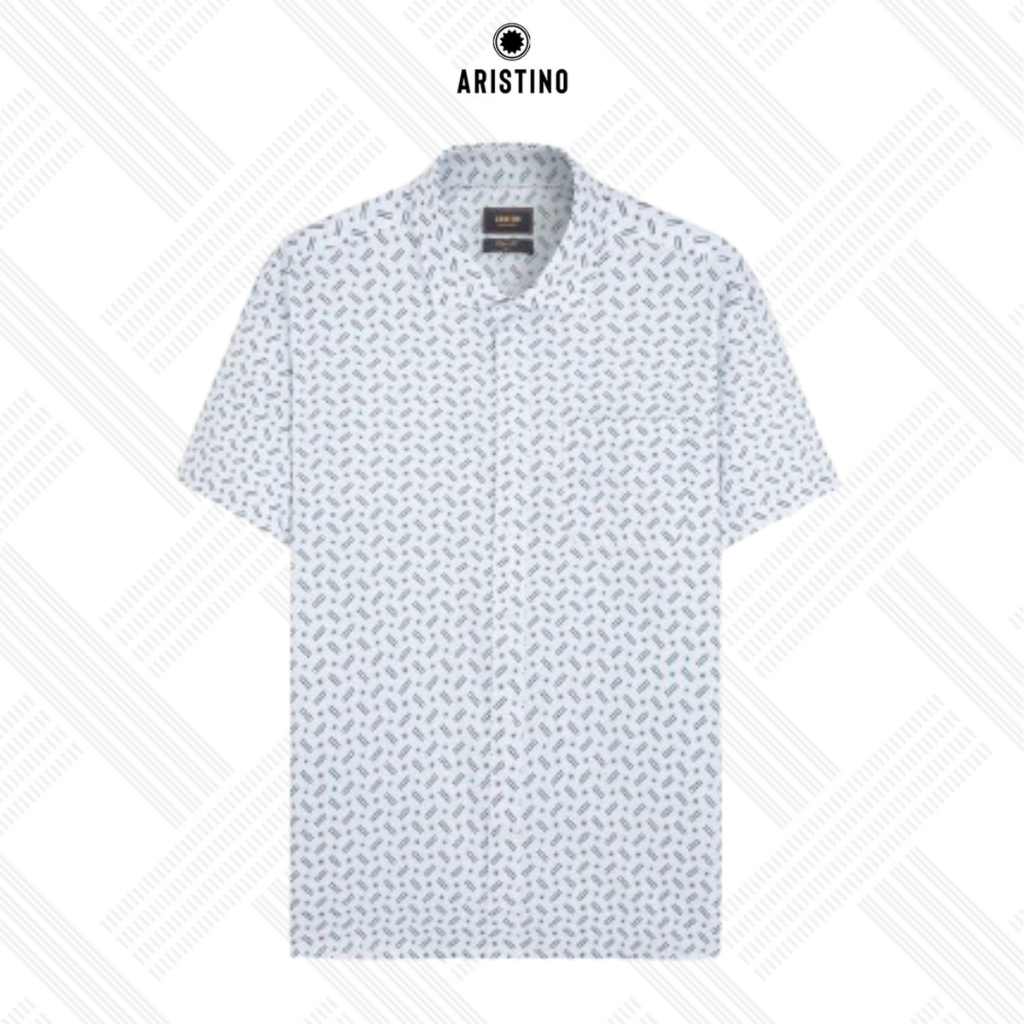 Áo Sơ Mi Nam Trắng Họa Tiết Aristino Business Perfect Fit 1SS056AS3