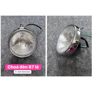 Đầu đèn 67 đen- đỏ