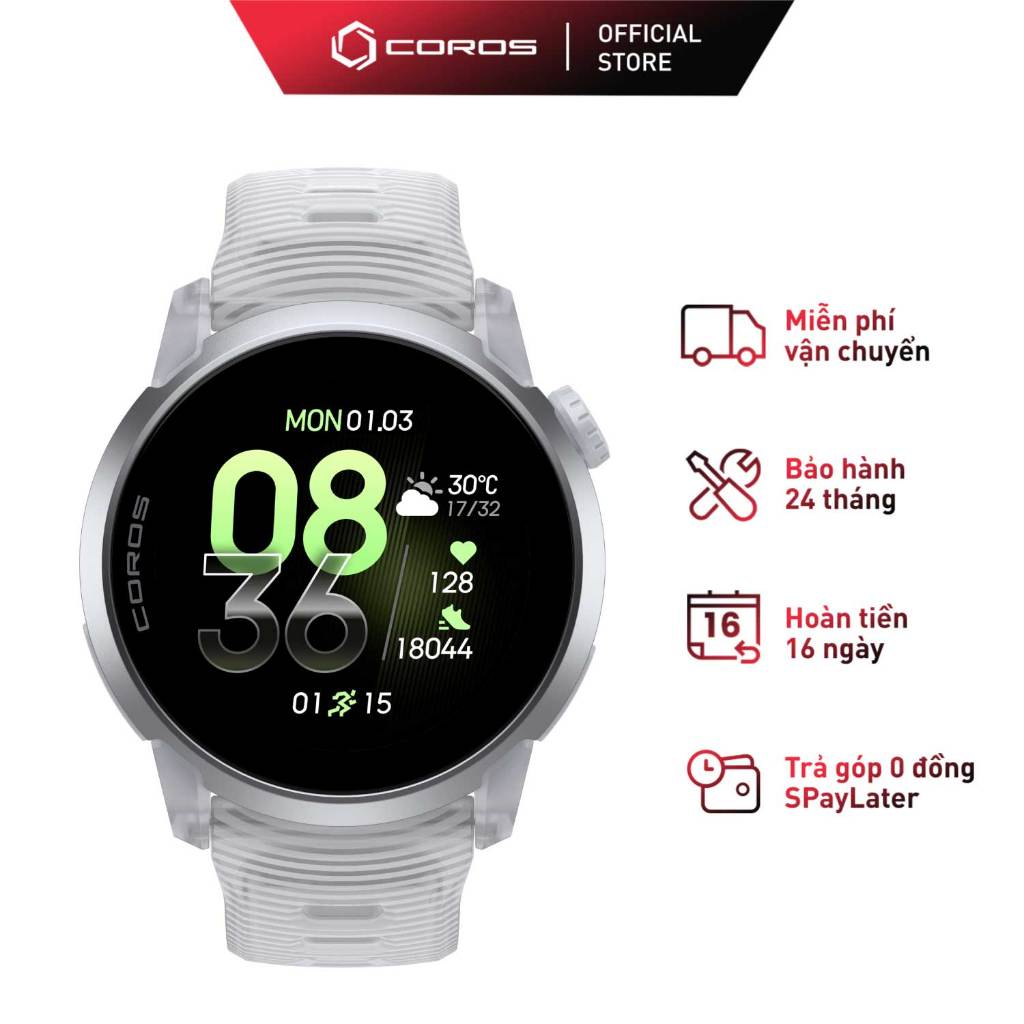 Đồng Hồ Chạy Bộ GPS COROS PACE 4 Aluminium | BigBuy360 - bigbuy360.vn