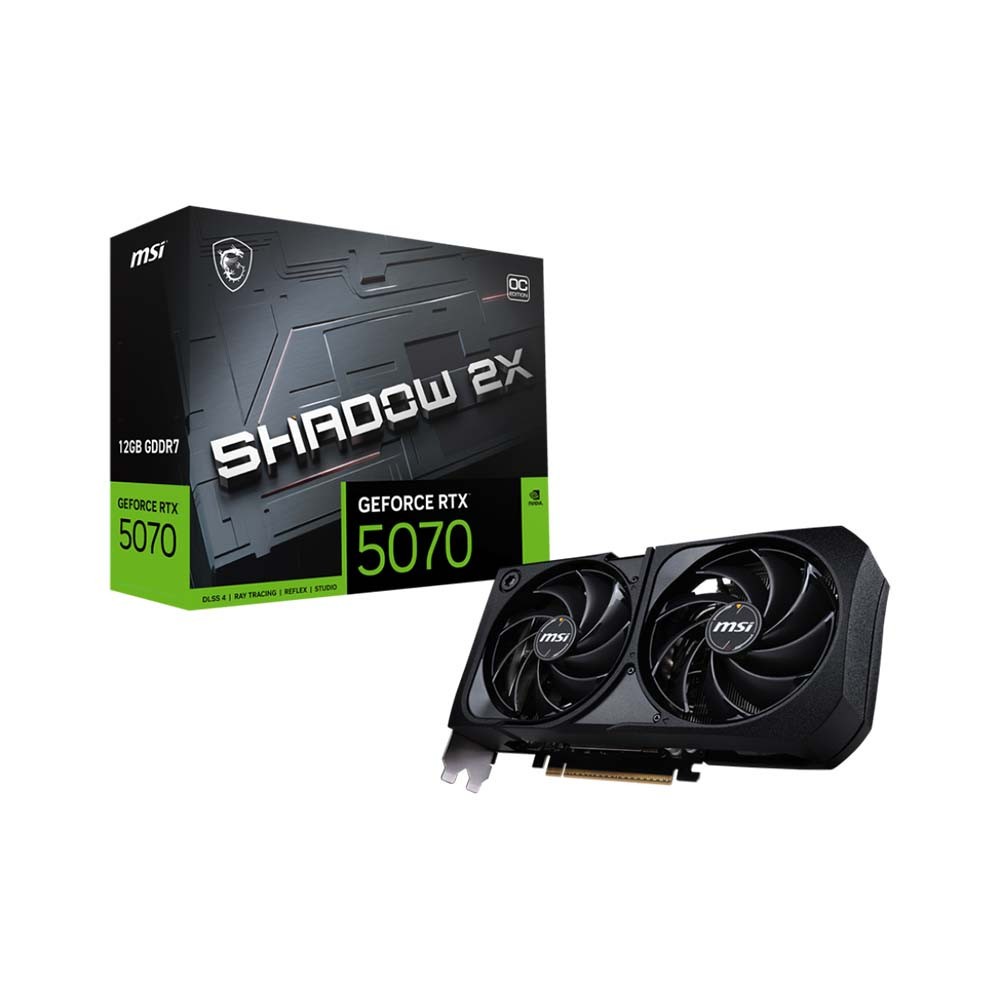 VGA CARD MÀN HÌNH MSI GeForce RTX 5070 12G SHADOW 2X OC