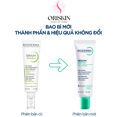 Bioderma Kem Dưỡng Giảm Mụn & Thâm Mụn Sebium Kerato+ 30ml