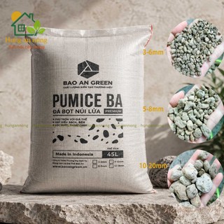 bao tầm 45 lít Đá Pumice xám, đá lông vũ, đá bọt nhập khẩu Indonesia size trồng sen đá xương rồng bonsai-xem trong mô tả