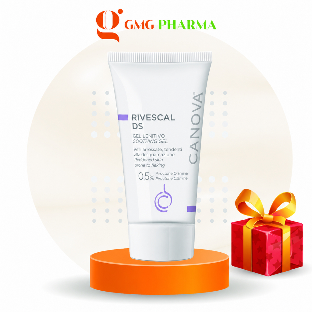 Gel chống nấm, dịu nhẹ da Canova Rivescal Ds - Soothing Gel 50ml