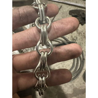 Dây Xích Chó Mèo Inox  – Xích Dắt Thú Cưng Nhiều Kích cỡ(xích đã bao gồm 1 dây cổ)