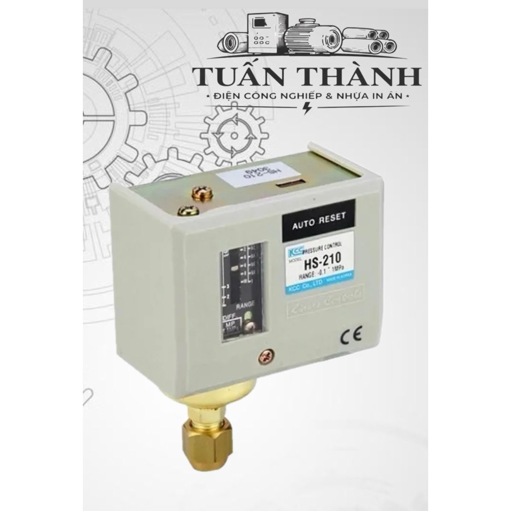 Relay Đóng Ngắt Áp Suất HS-203, HS-206, HS -210, HS-220