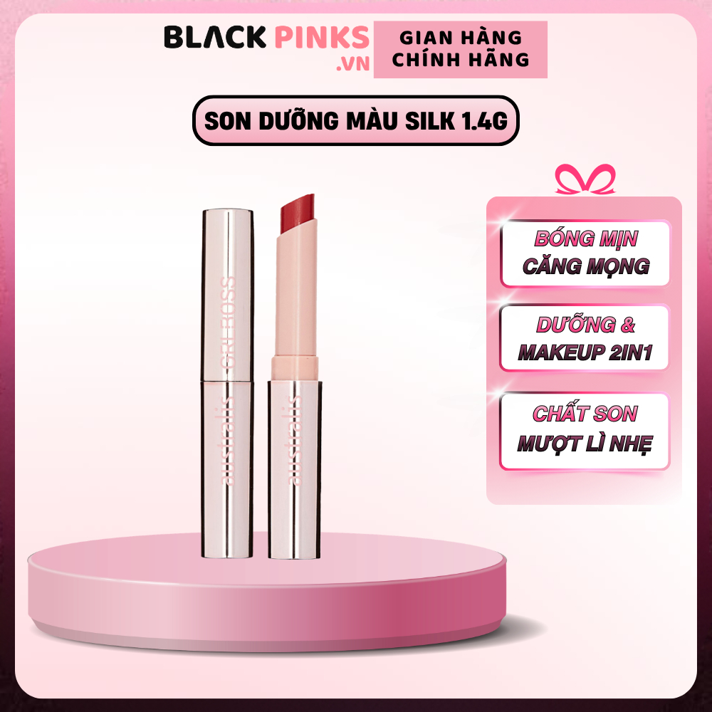 Son dưỡng có màu Australis cấp ẩm màu silk 1.4g