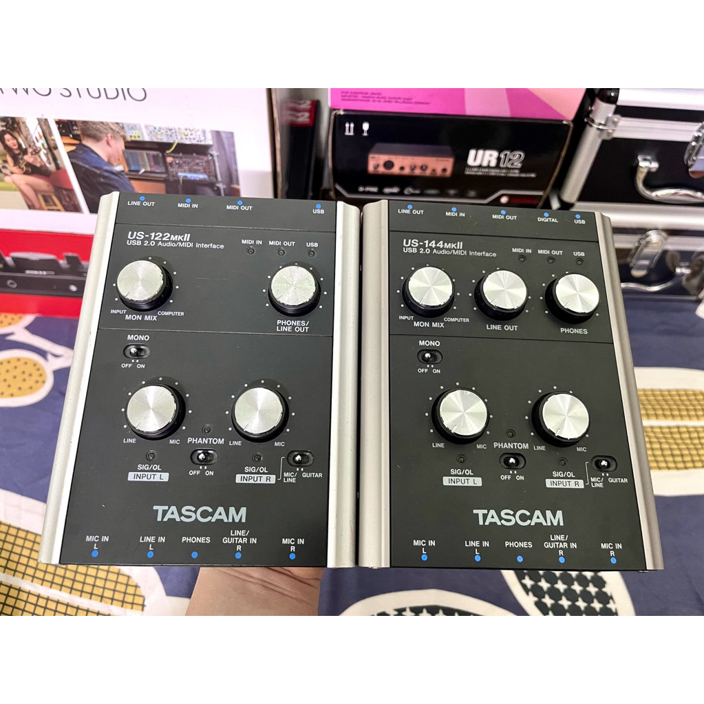 Tascam US-122 MK2 vs US-144 MK2