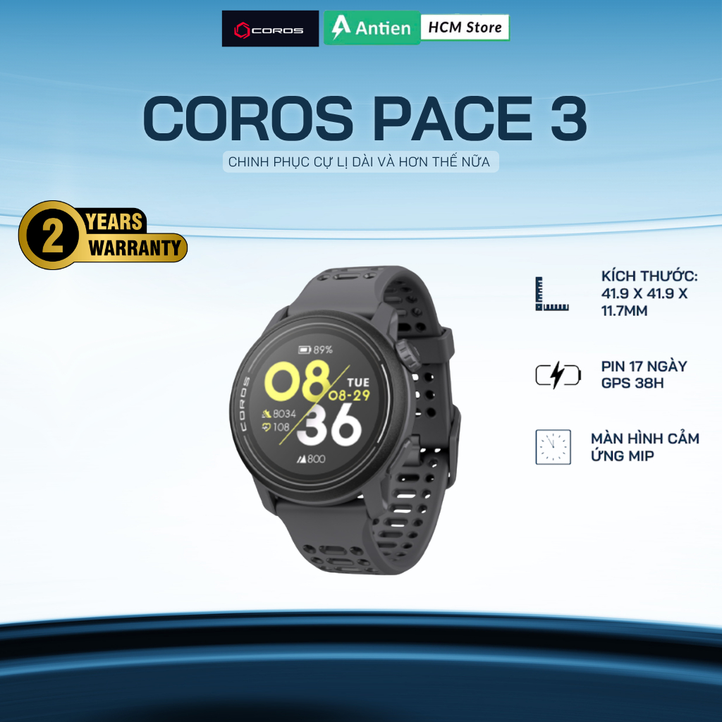 Đồng Hồ GPS Thể Thao COROS PACE 3 - Hàng chính hãng BH 24 tháng | BigBuy360 - bigbuy360.vn