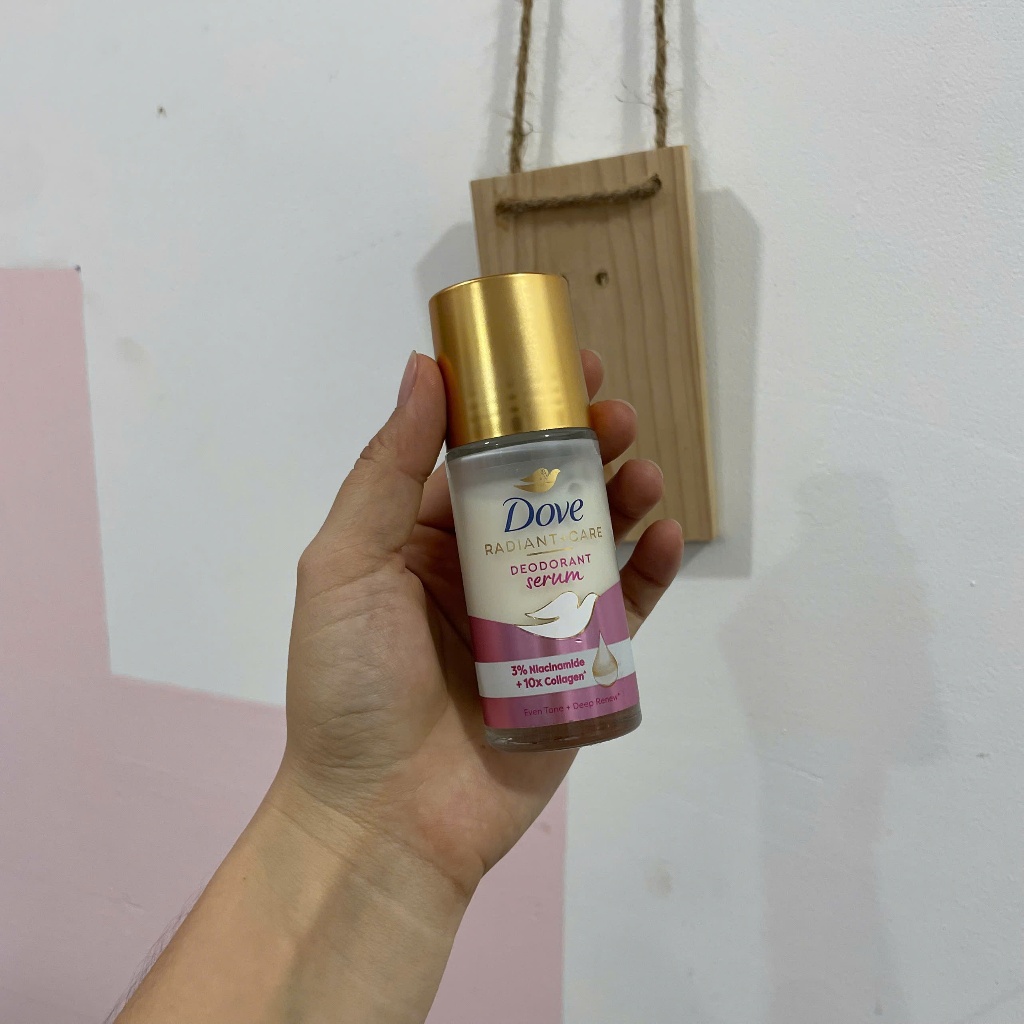 Lăn Khử Mùi Dove Radiant+Care Serum 3% Niacinamide & Collagen Sáng Da Dưỡng Mịn 40ml