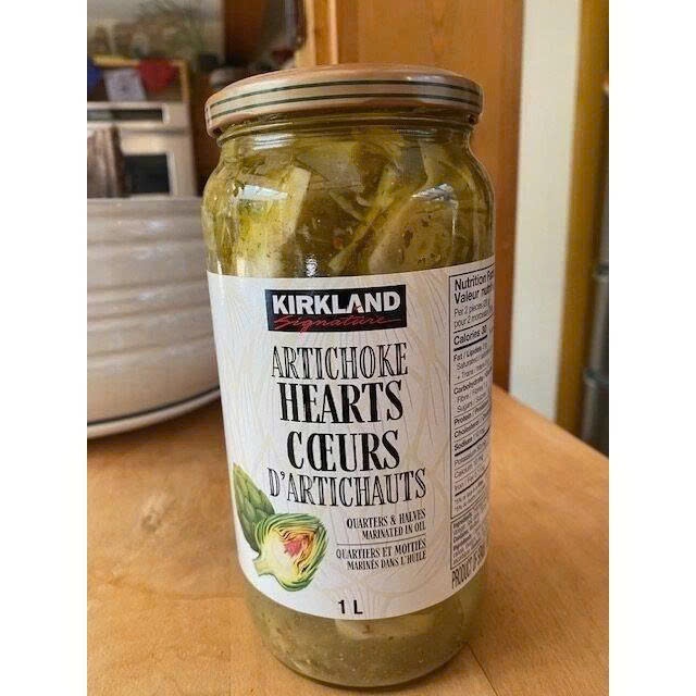 BÔNG ATISO NGÂM DẦU KIRKLAND SIGNATURE ARTICHOKE HEARTS 0.94KG-USA