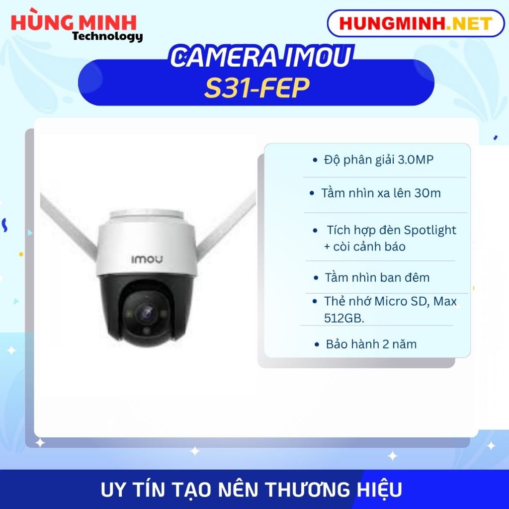 CAMERA IMOU S31FEP