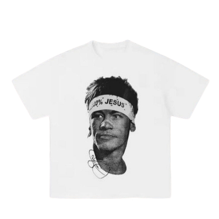 Áo Thun Neymar Jr “100% JESUS” Graphic Oversize Unisex Form Rộng