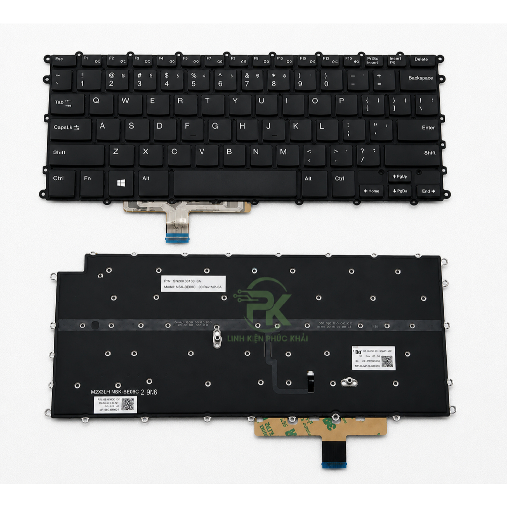 Bàn phím laptop LG gram 14Z90Q 14ZD90P 14Z90P 14T90R 14Z90R 14Z95P 14U70Q (Màu Đen + Có Đèn)