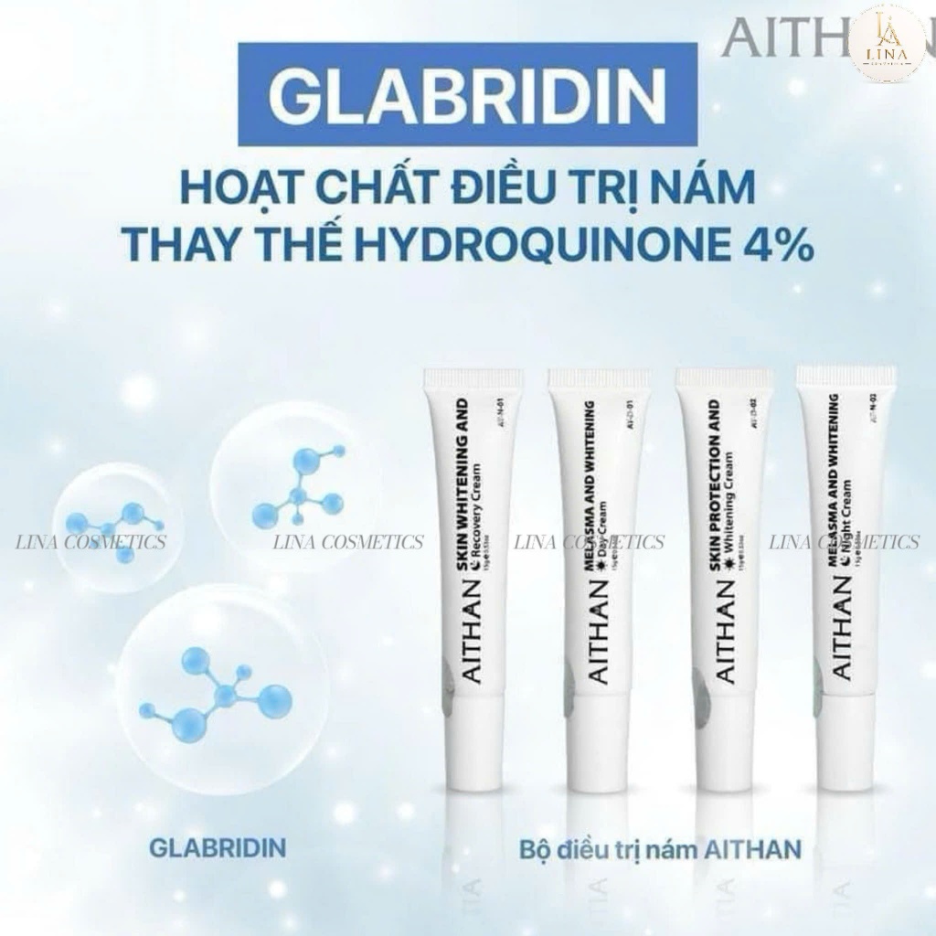 Bộ kem nám Aithan Uka Melasma And Whitening 15gr