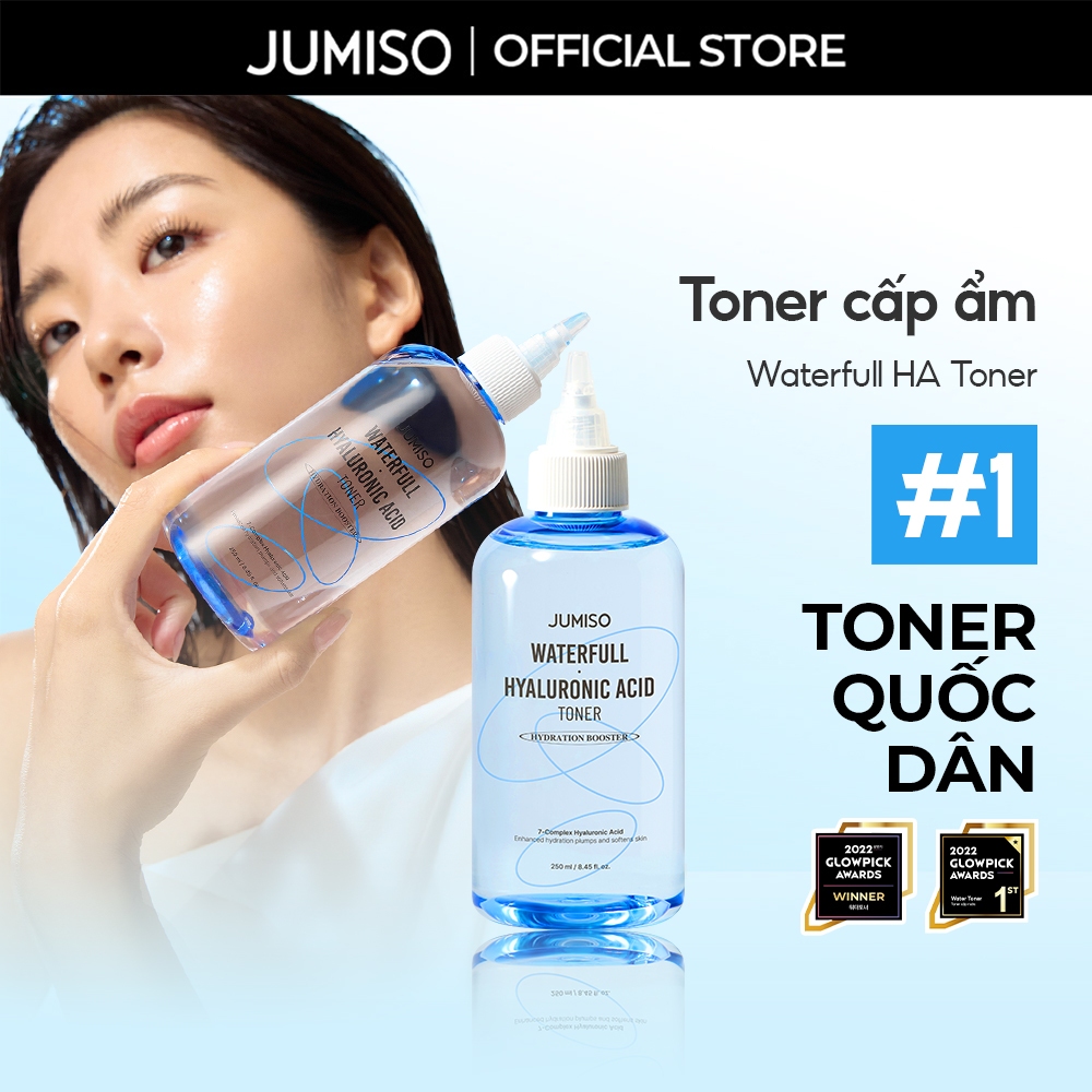 [Mua 1 Tặng 3] Nước hoa hồng (Toner) cấp ẩm sâu, cân bằng, phục hồi da nhạy cảm JUMISO 250ml