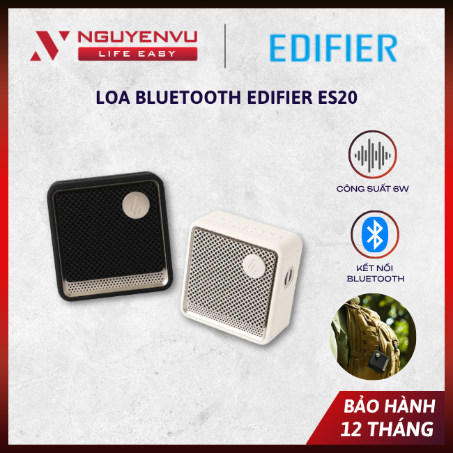 [Chính Hãng] Loa Bluetooth Edifier ES20 - Công Suất 6W - Bảo Hành 12 Tháng