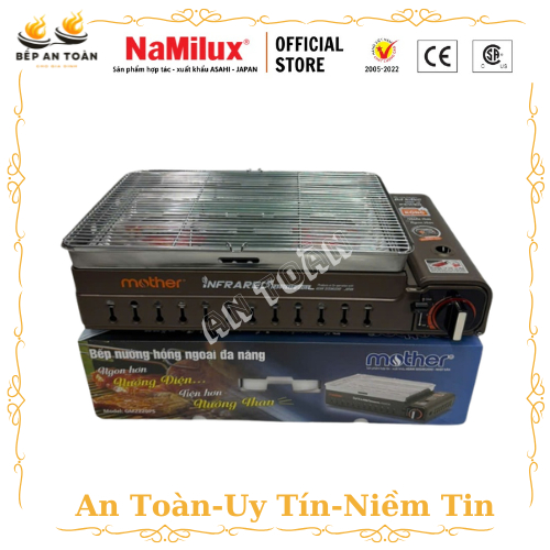 [HÀNG CHÍNH HÃNG] Bếp nướng ga mini Mother GL-40VC (GM2220PS) / Bếp nướng nồng ngoại đa năng / Bếp n