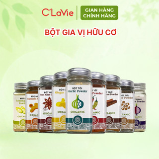 Gia Vị Hữu Cơ Vinasamex Bột Hành Tỏi Quế Hồi Sả Nghệ Tiêu Gừng Hành Ăn Dặm Eatclean C'Lavie