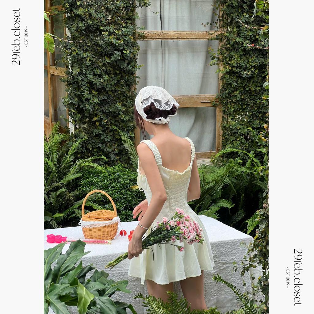 Váy xòe hai dây nhún ngực dễ thương, Váy hai dây dễ thương dành cho mùa hè - 29feb.closet - V252 | BigBuy360 - bigbuy360.vn