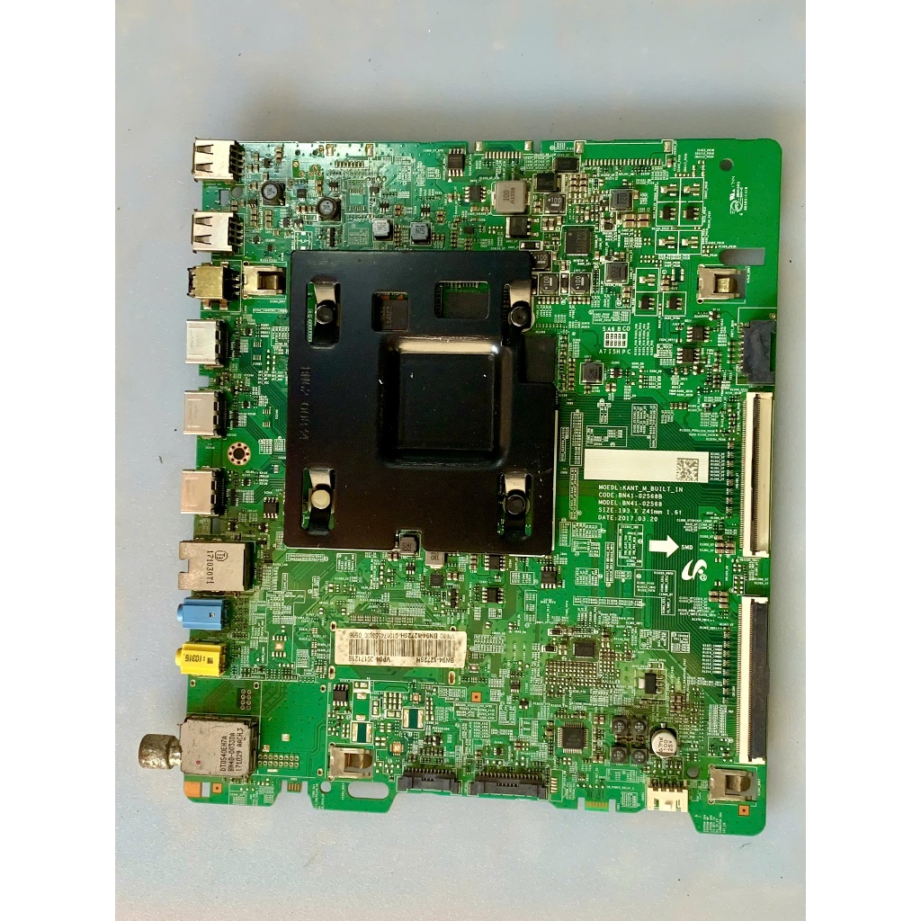 Bo main boar mạch linh kiện tivi tv Samsung UA43MU6103 UA43Mu6103K 43MU6103 nguồn, xử lý chung chính