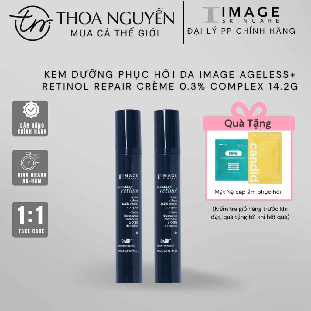 [HÀNG CÔNG TY] Kem Dưỡng Phục Hồi Da Image Ageless+ Retinol Repair Crème 0.3% Complex 14.2g