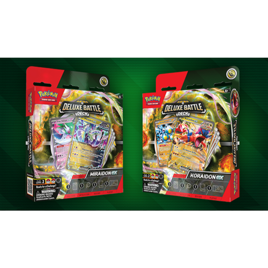Sản phẩm Pokemon: Miraidon / Koraidon ex Deluxe Battle Deck (TCG)