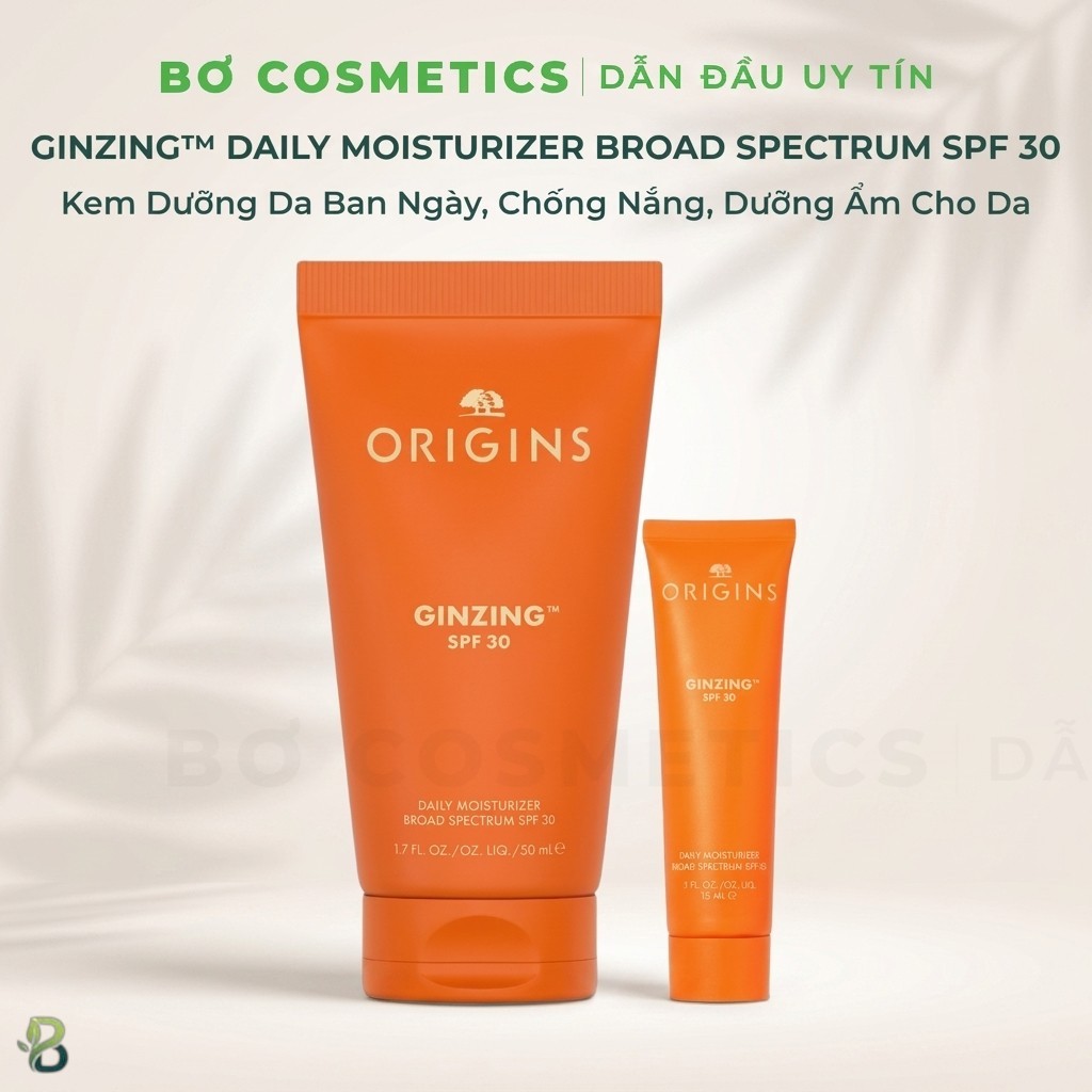 Kem Dưỡng Da Origins Ban Ngày Origins Ginzing™ Daily Moisturizer Broad Spectrum SPF 30