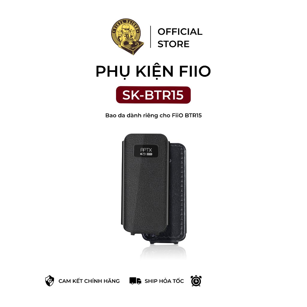 Bao da FiiO SK-BTR15 bảo vệ máy FiiO BTR15