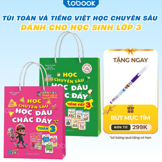 Sách - Túi Trọn Bộ Toán Và Tiếng Việt Học Chuyên Sâu Học Đâu Chắc Đấy Lớp 3 - Cả năm