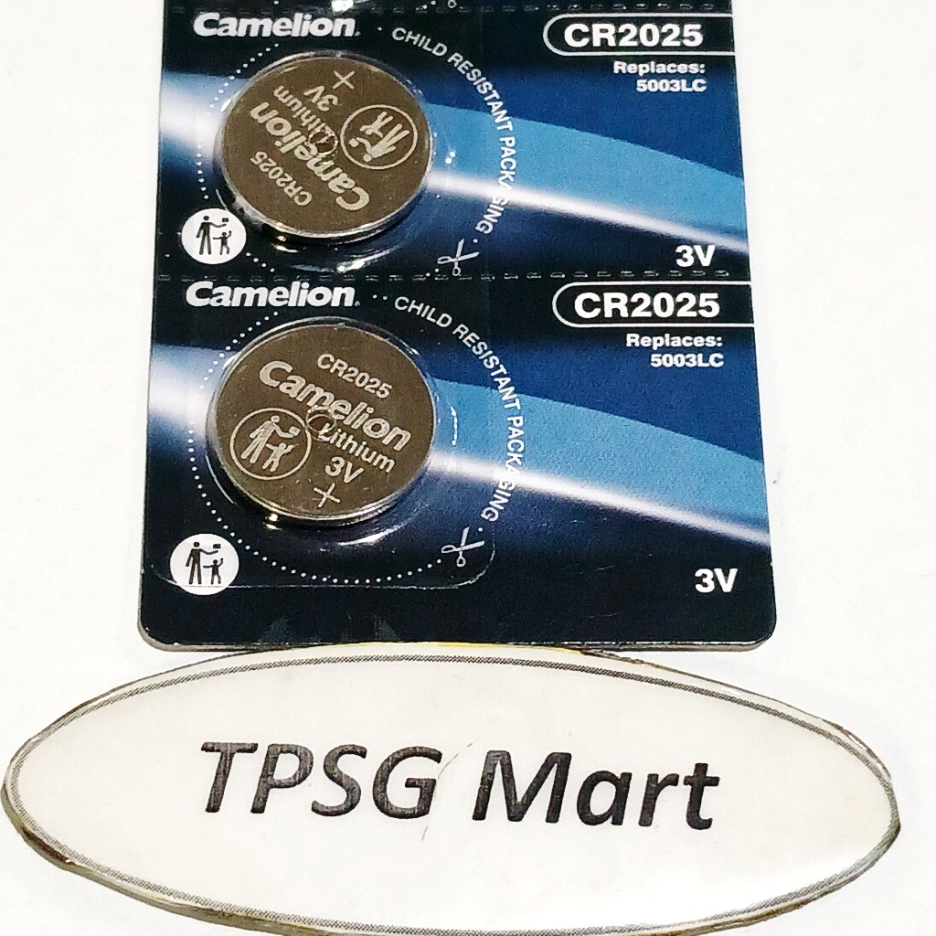 Pin CR2025, 2025, DL2025, ECR2025, BR2025 - Pin 3V Camelion chính hãng