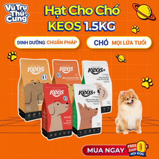 (1.5Kg) Thức Ăn Hạt Cho Chó Mọi Lứa Tuổi Keos