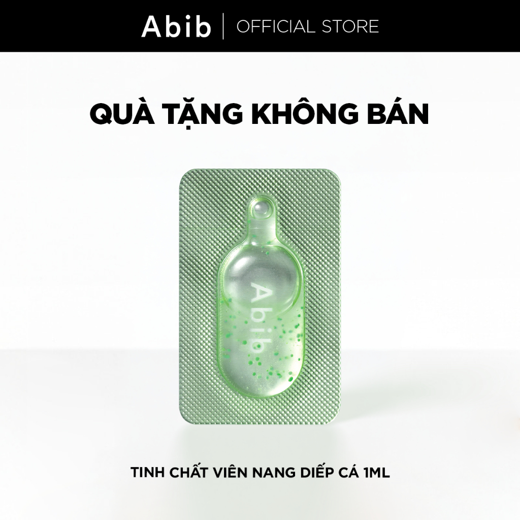 [QUÀ TẶNG KHÔNG BÁN] Tinh chất viên nang diếp cá làm dịu da Abib Heartleaf TECA capsule serum Calmin