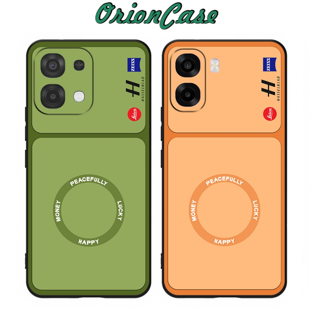 Ốp lưng Oppo A6 / Oppo A6 Pro / Oppo A6x / Oppo A6t in hình họa tiết mặt lưng 2 màu basic, xu hướng 