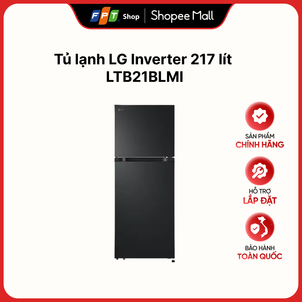[Model 2026] Tủ lạnh LG Inverter 217 lít LTB21BLMI