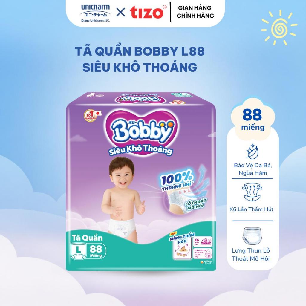 Tã quần Bobby siêu khô thoáng L88