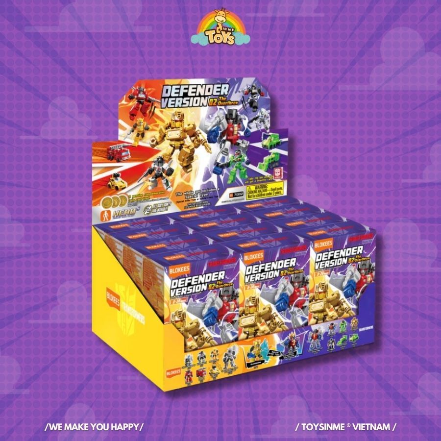 [ TOYS IN ME x BLOKEES ] COMBO Đồ Chơi Hộp Mù Mô Hình Blokees Transformers Defender Version 02 The O