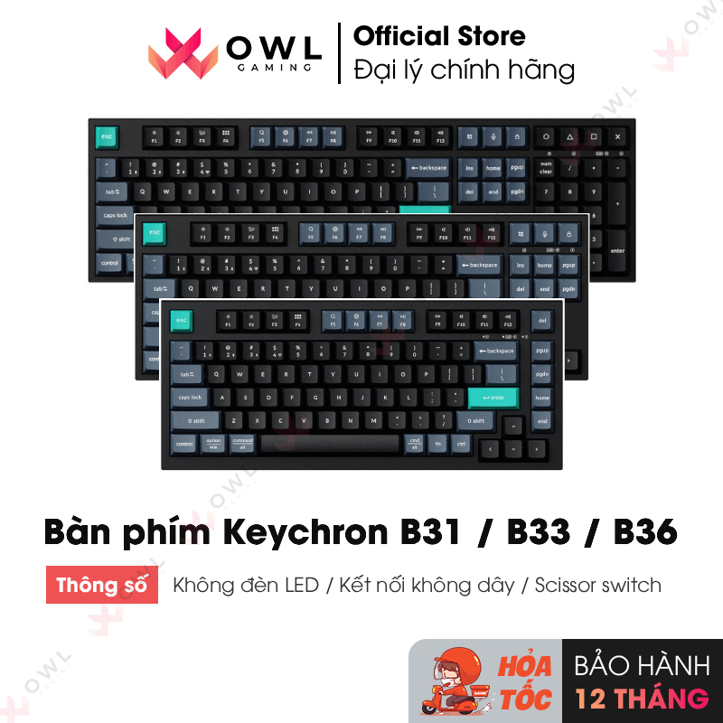 Bàn phím Keychron B31 / B33 / B36 (Hàng chính hãng)