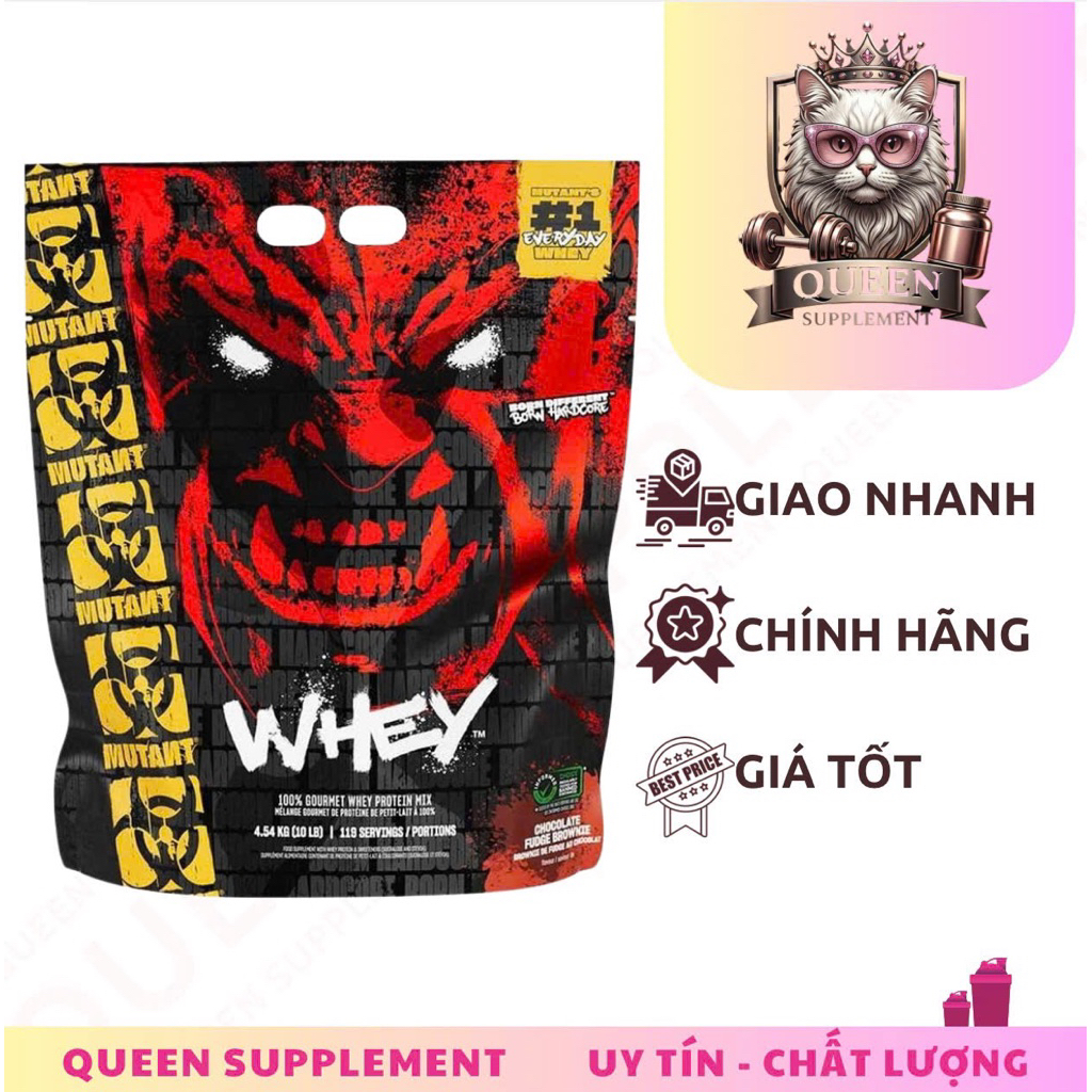 Thực phẩm bổ sung Mutant whey 10lbs