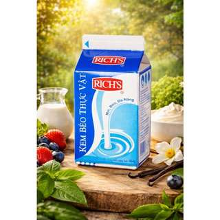 Kem béo thực vật Rich Lùn 454gr