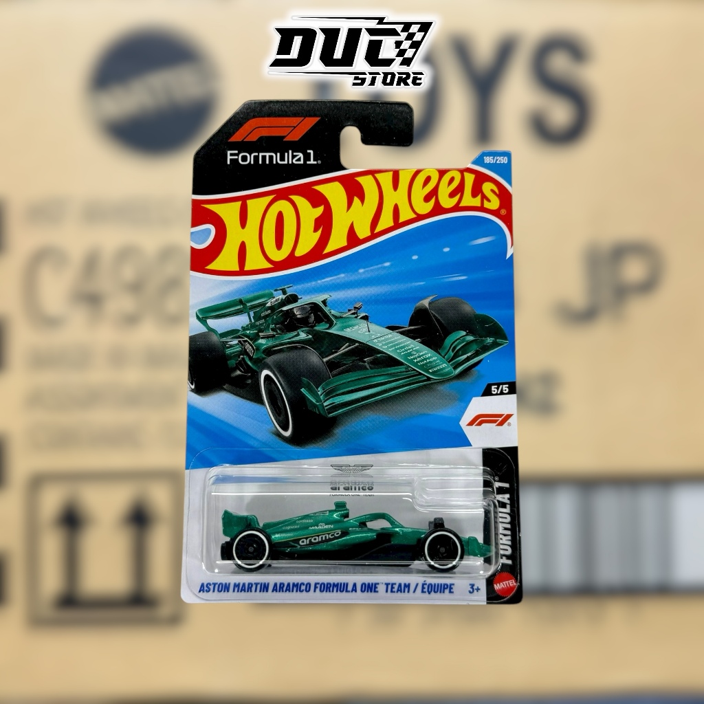 ducstore Xe mô hình JJK25 Hot Wheels Aston Martin Aramco Formula One Team - basic K case 2026