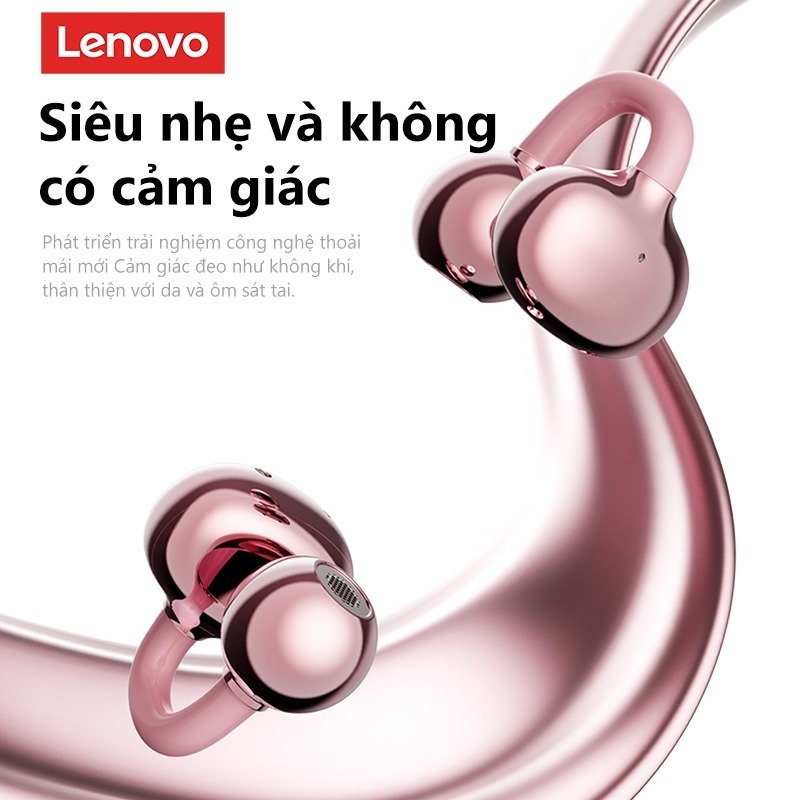 [Kèm khuyên tai] Lenovo LE302 Tai nghe Bluetooth kẹp tai không đau thời trang pin trâu | BigBuy360 - bigbuy360.vn