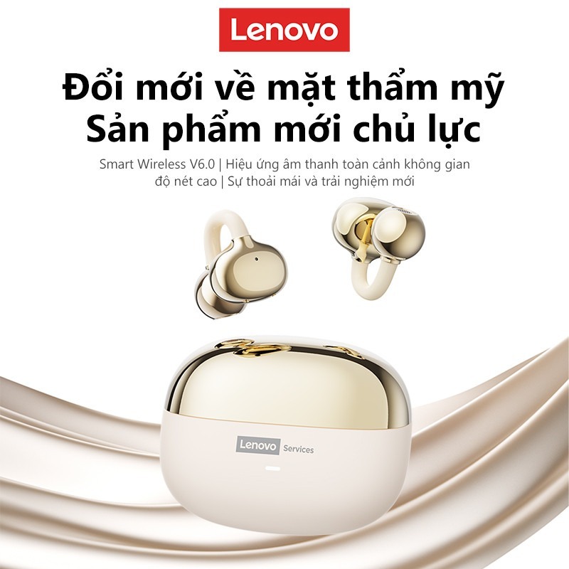 [Kèm khuyên tai] Lenovo LE302 Tai nghe Bluetooth kẹp tai không đau thời trang pin trâu | BigBuy360 - bigbuy360.vn